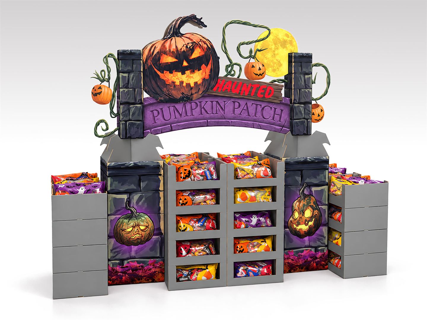Haunted Pumpkin Patch candy arch spectacular concept